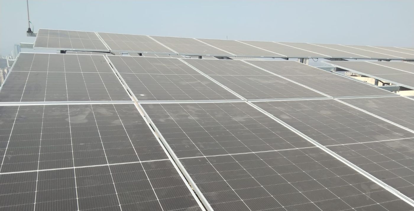 Dosti Imperia, Manpada, Thane: rooftop solar by Spacefire Corp